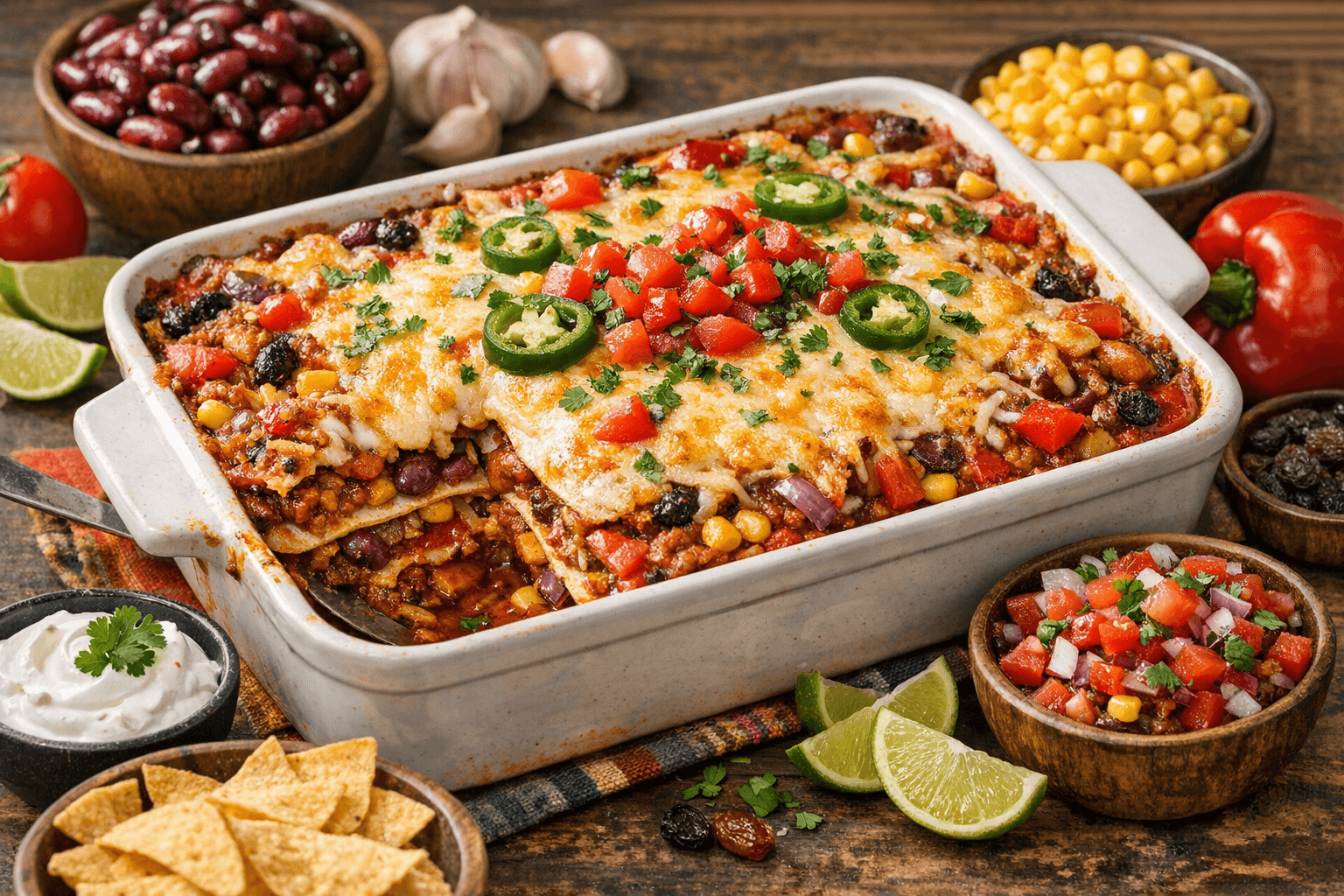 Mexicaanse lasagne